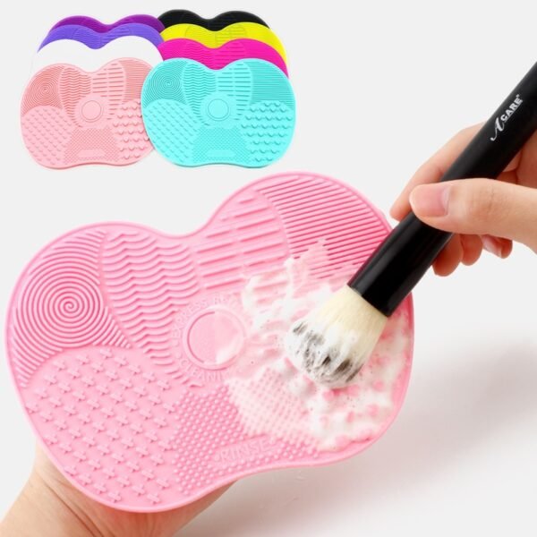 Silicone Foundation Makeup Brush Scrubber Board Makeup Brush