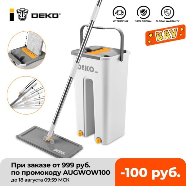 DEKO Magic Mop Hand Free Household Automatic Spin
